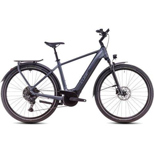 CUBE Touring Hybrid PRO 625 metallicgrey'n'chrome elektromos kerékpár 2025