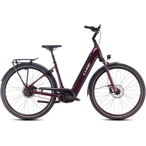 CUBE Supreme Hybrid Deluxe Pro 625 amarone'n'grey elektromos kerékpár 2025